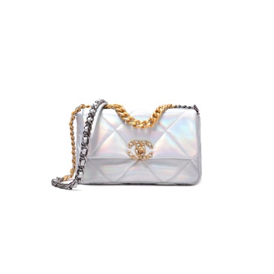CHANEL IRIDESCENT MEDIUM 19 FLAP 1352641 (26*17*8cm)